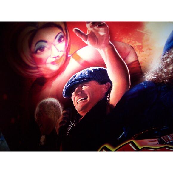 AC/DC Original NOS Pinball Machine Translite Art Sheet Hard Rock Heavy Metal - Picture 3 of 9